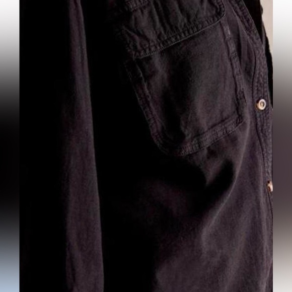 Made for Sun Oversize Linen & Cotton Button-Up Shirt - Picture 2 of 5